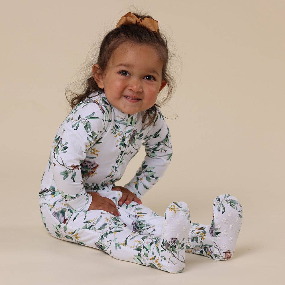 Eucalypt Organic Snuggle Sleepsuit Zip Footie