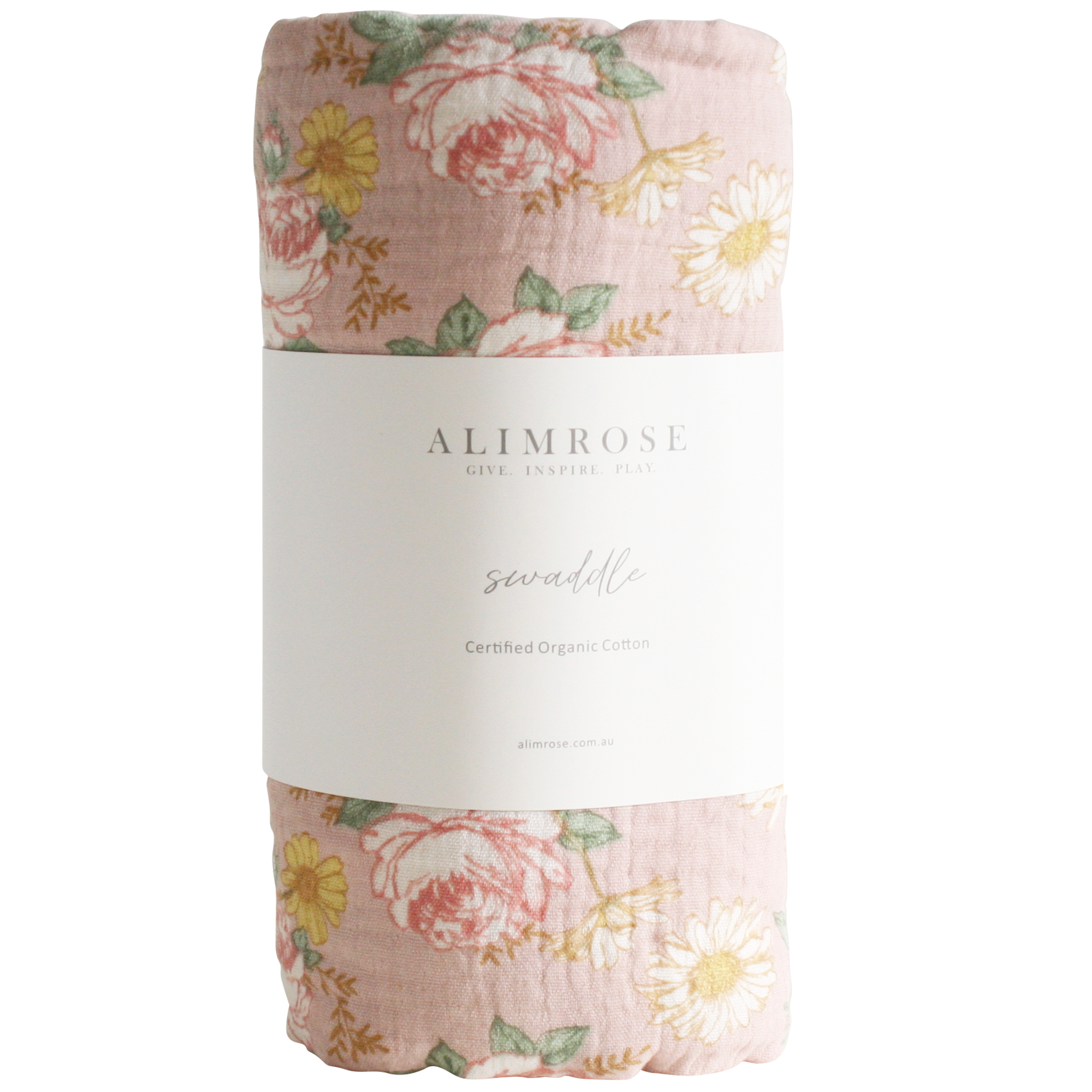 English Garden Muslin Swaddle