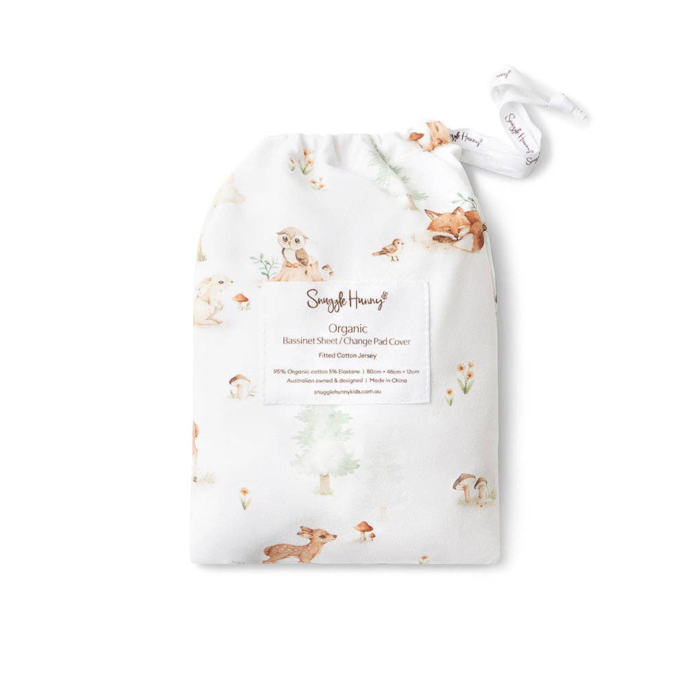 Woodland Tales Organic Bassinet Sheet