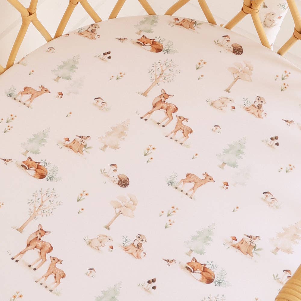 Woodland Tales Organic Bassinet Sheet