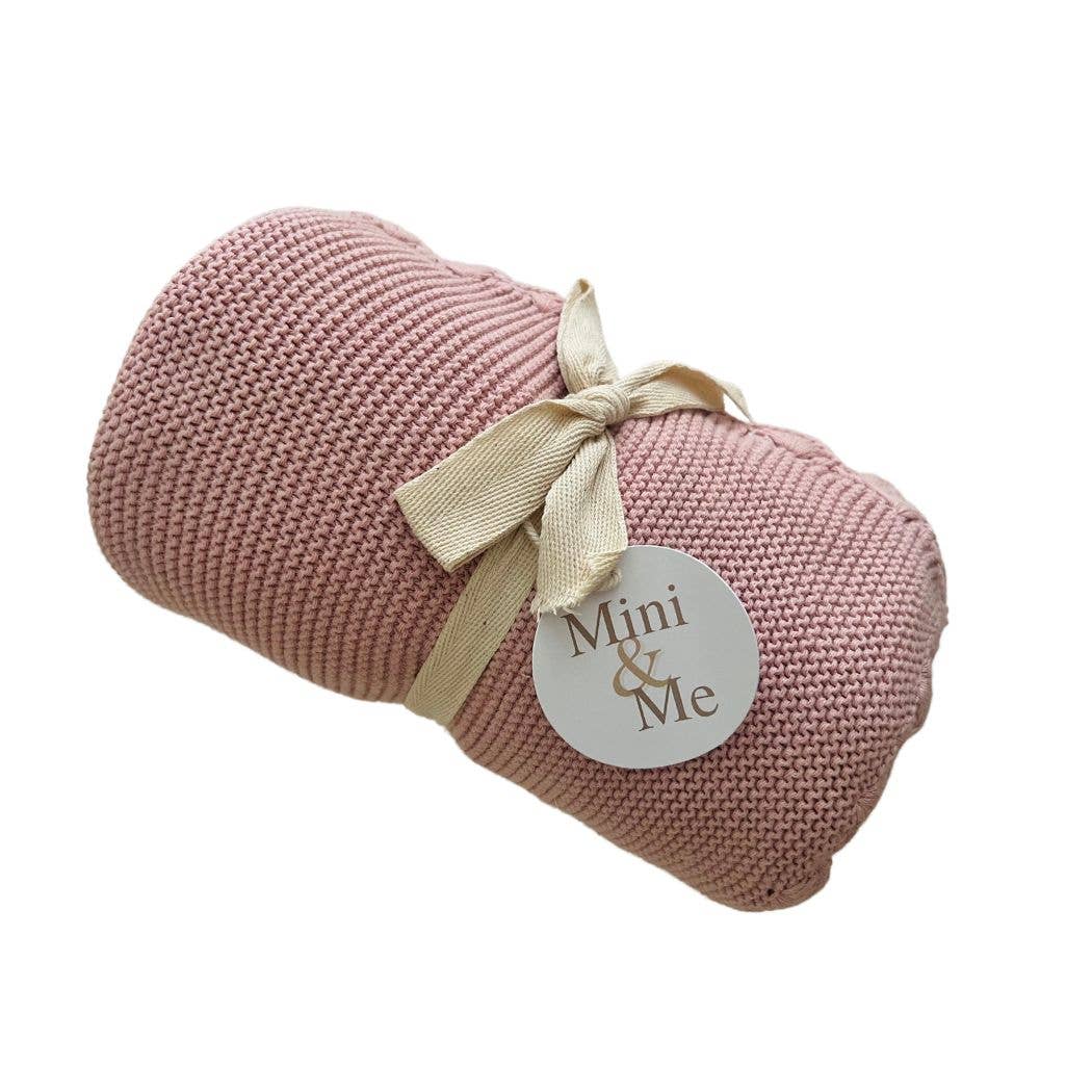 Shell Baby Blanket Rose