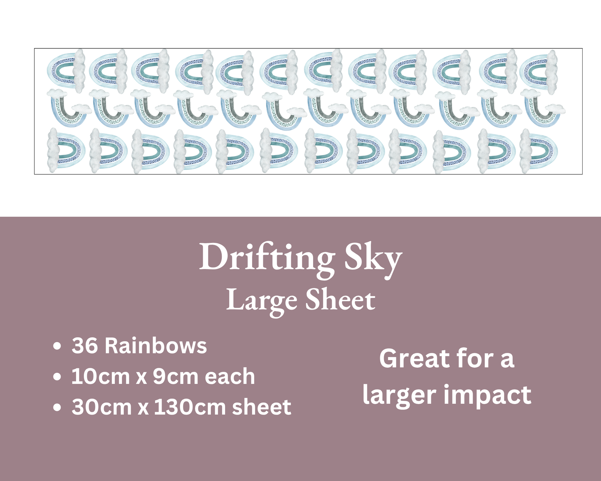 Drifting Sky Wall Decals