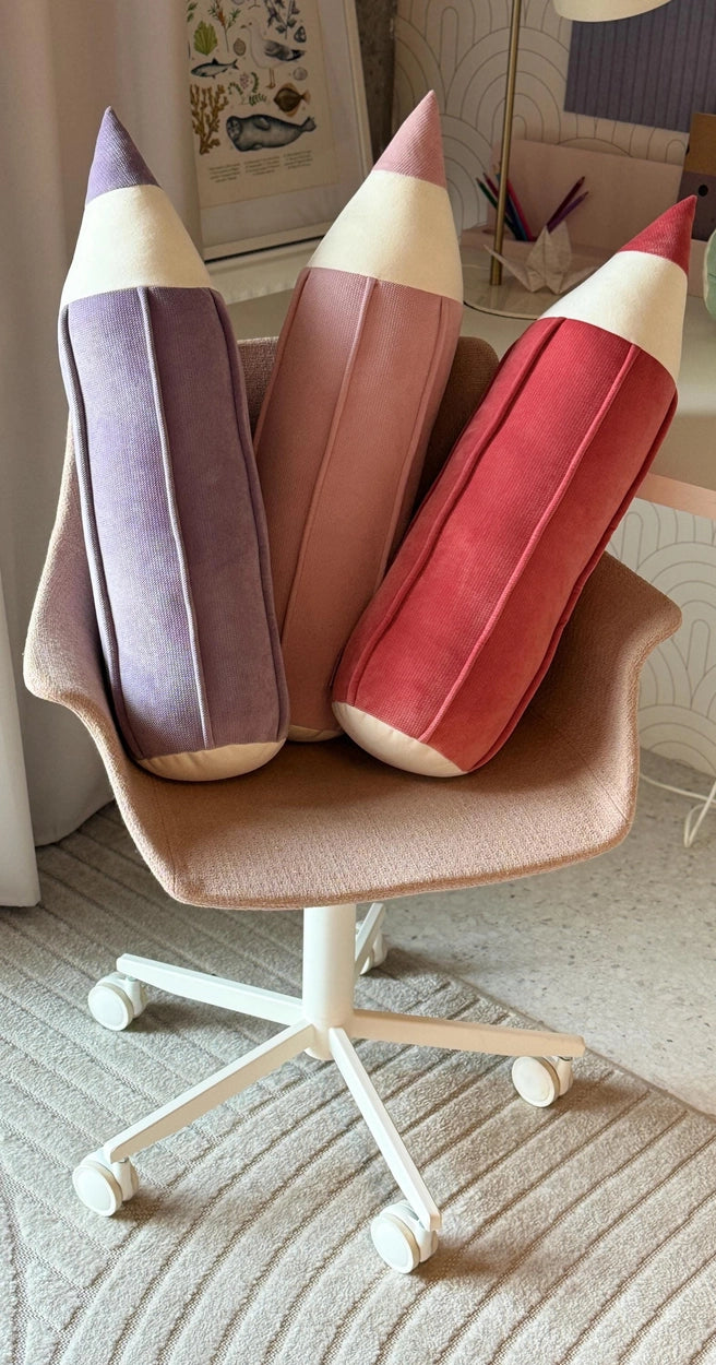 Velvetine Crayon Pillow