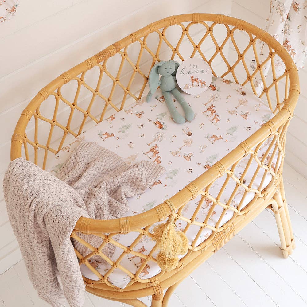 Woodland Tales Organic Bassinet Sheet