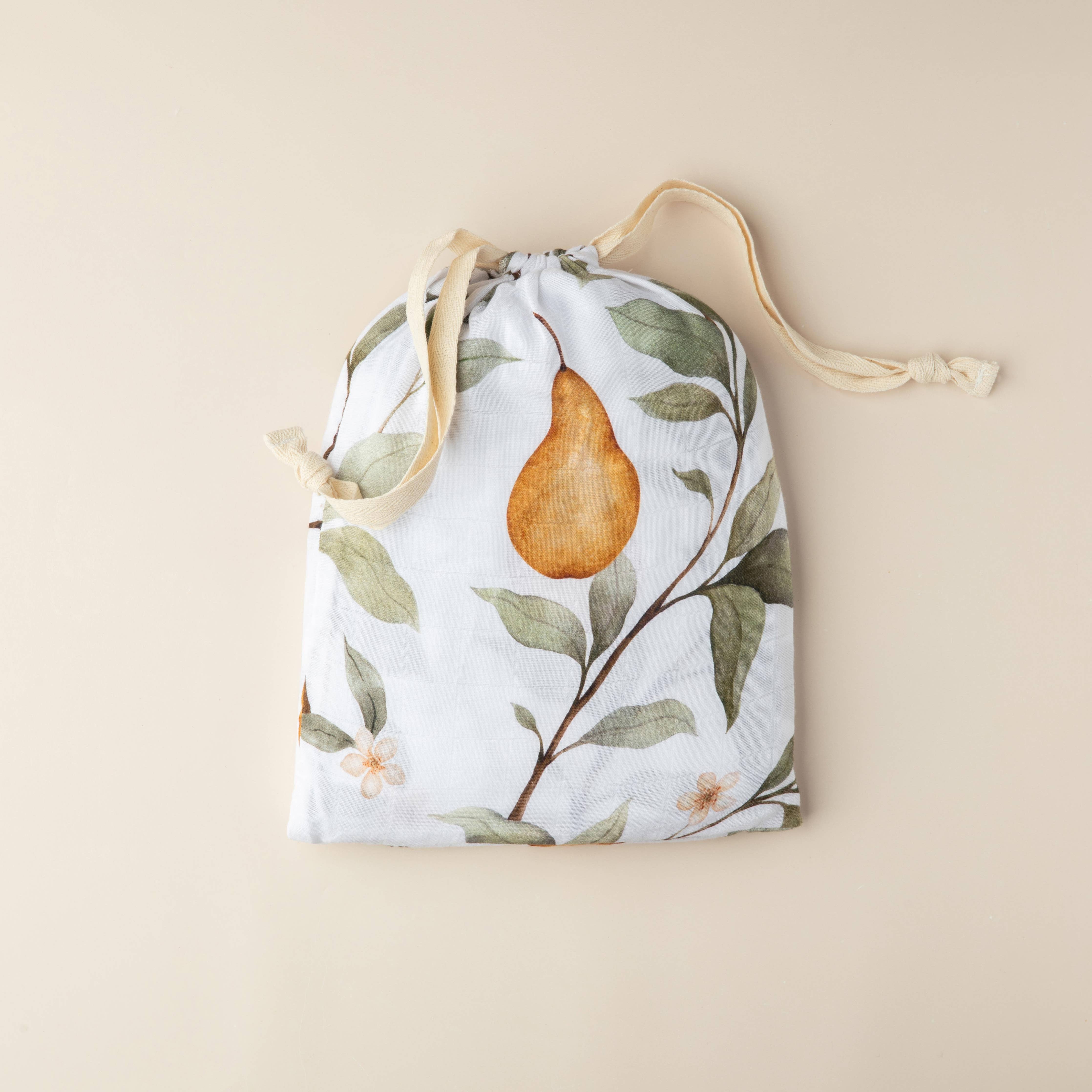 Whimsical Pear Bassinet Sheet