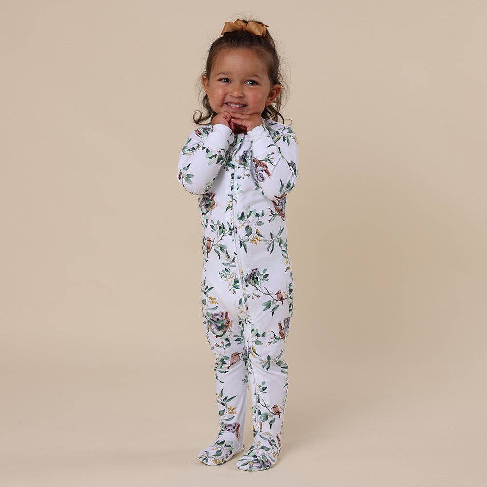 Eucalypt Organic Snuggle Sleepsuit Zip Footie