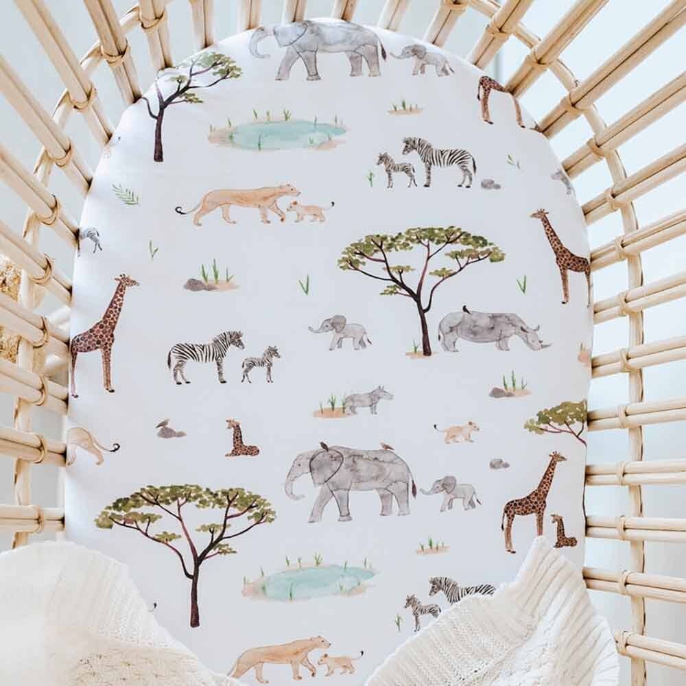 Safari Bassinet Sheet