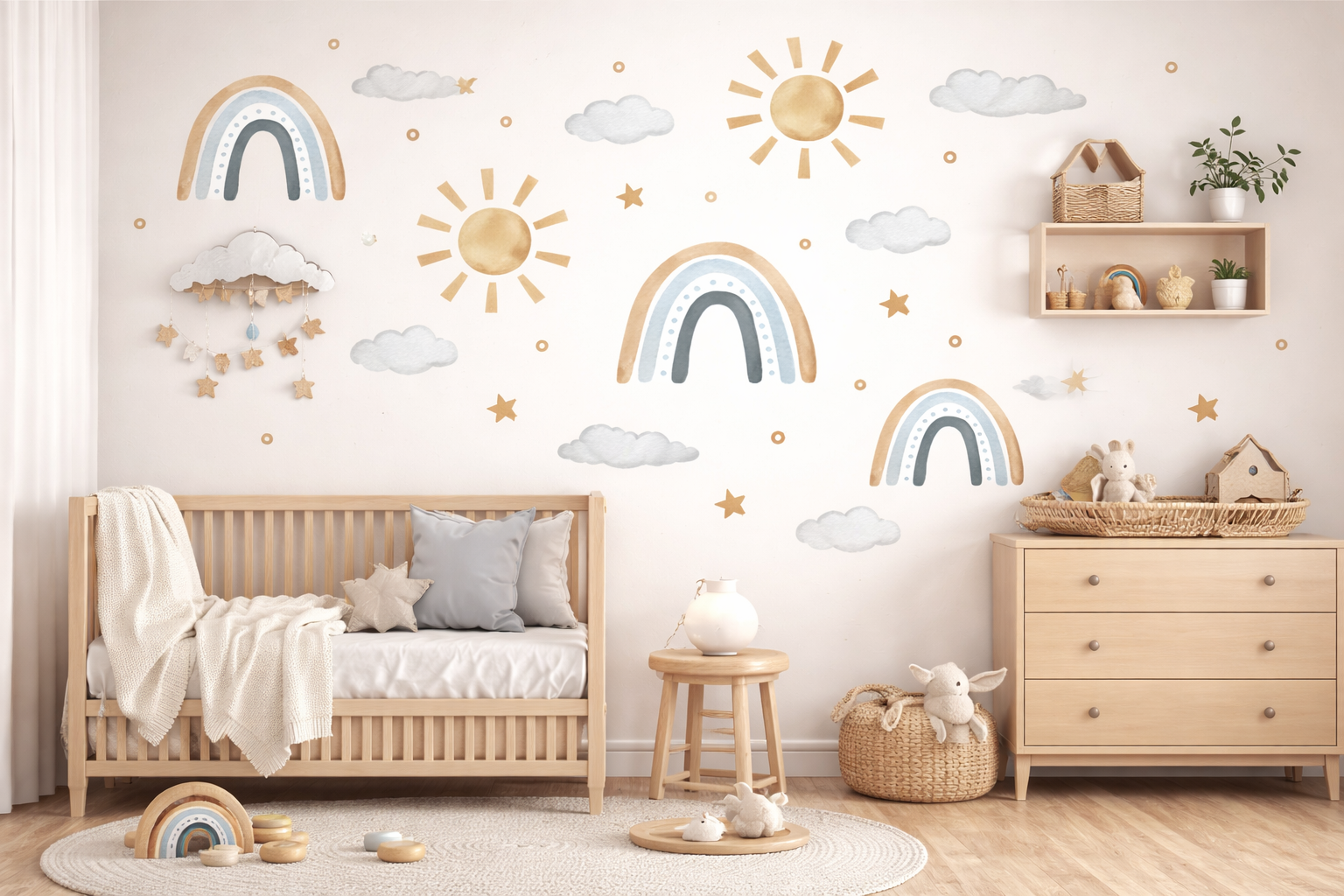 Golden Sky Wall Decal