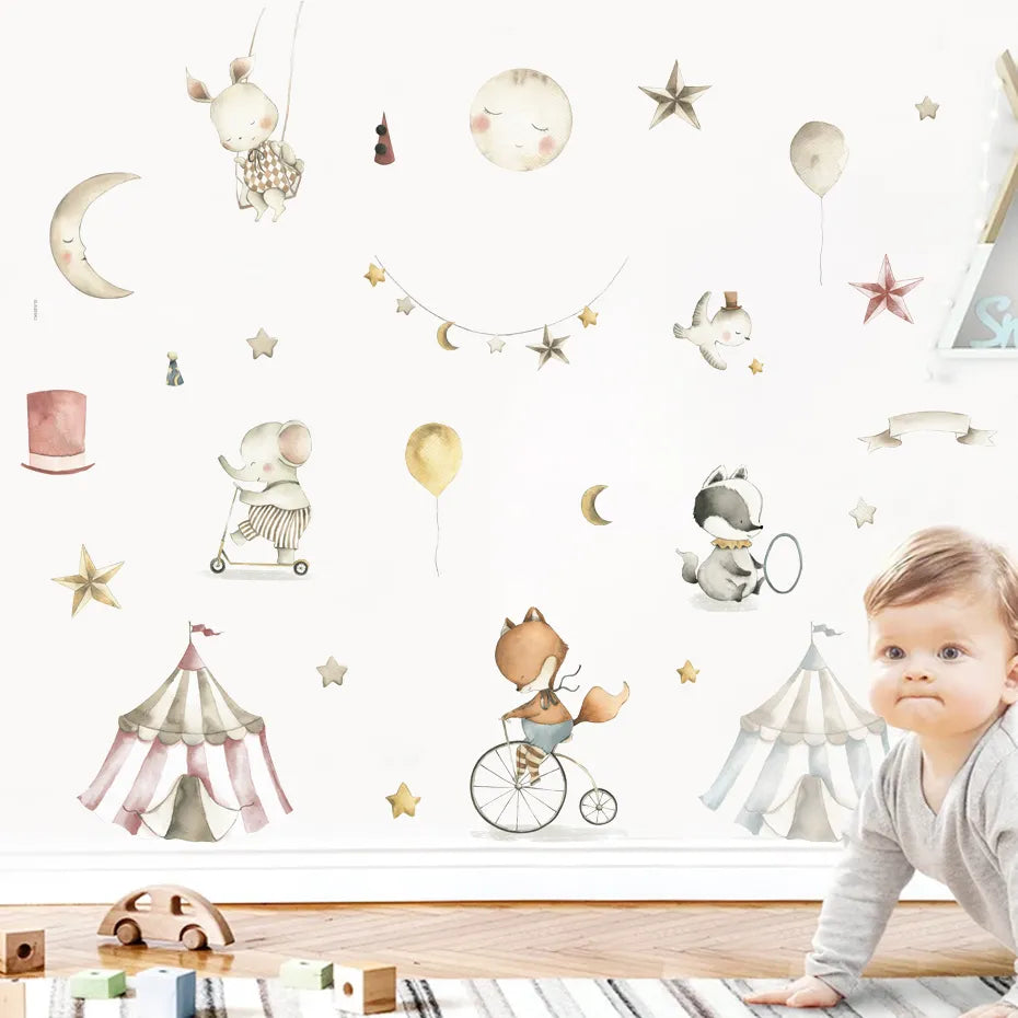 Buy now from My Snug Bug Wall Decals The Circus Comes To Town Wall Decal My Snug Bug