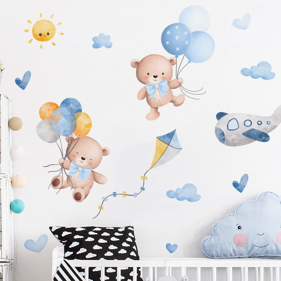 Bow Ties & Balloons Wall Decal