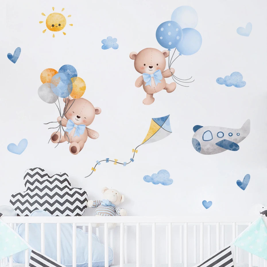 Bow Ties & Balloons Wall Decal