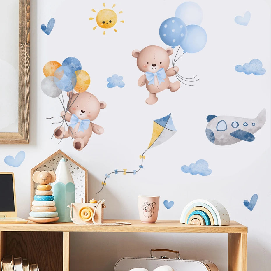 Bow Ties & Balloons Wall Decal