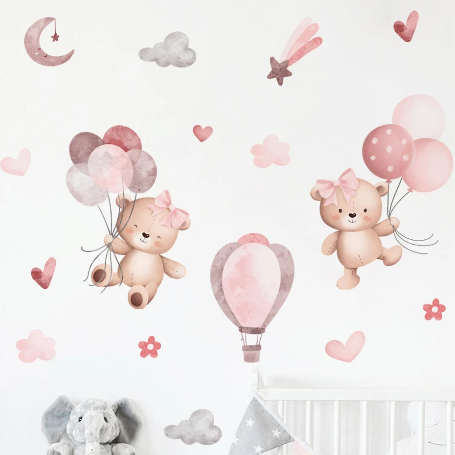 Bow Ties & Balloons Wall Decal