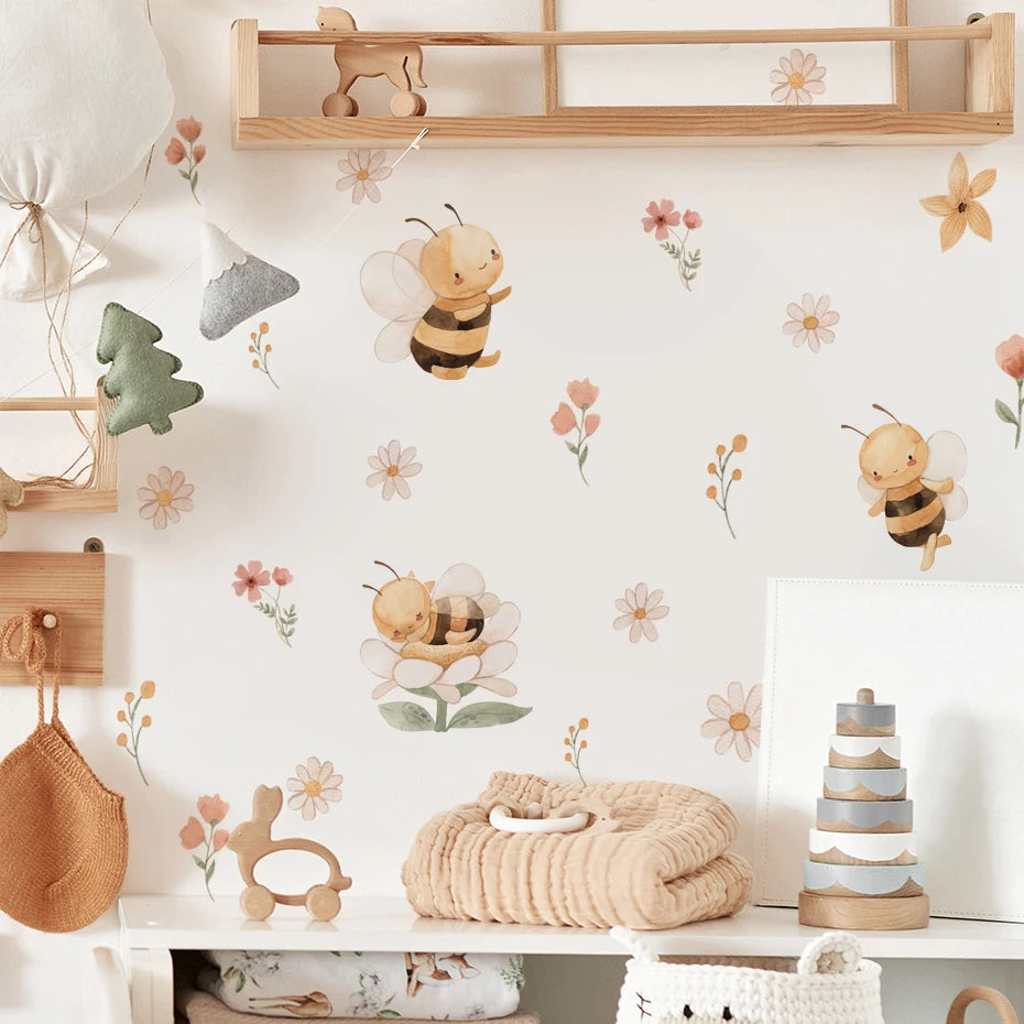 Busy Bees Wall Decal