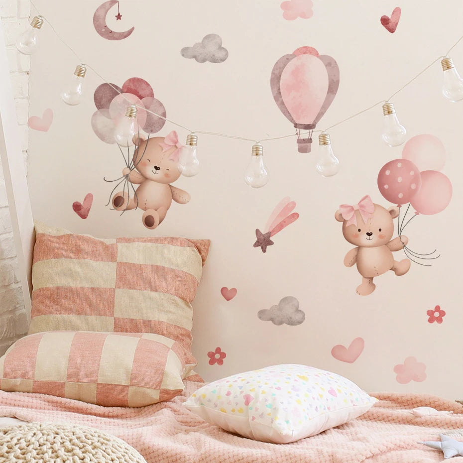 Bow Ties & Balloons Wall Decal