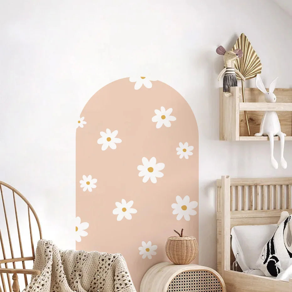 Daisy Arch Wall Decal