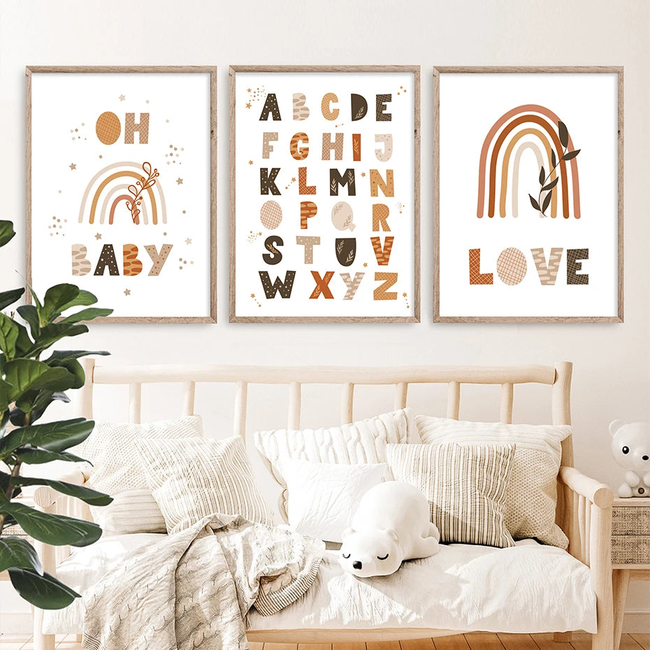 Boho Baby Wall Prints