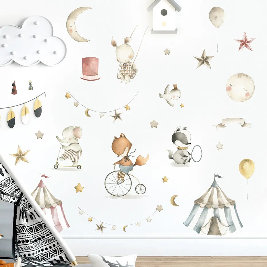 Buy now from My Snug Bug Wall Decals The Circus Comes To Town Wall Decal My Snug Bug