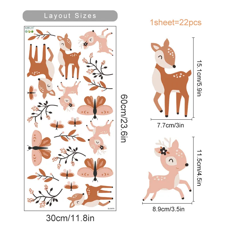 Buy now from My Snug Bug Wall Decals Butterfly Bambi Wall Decal My Snug Bug