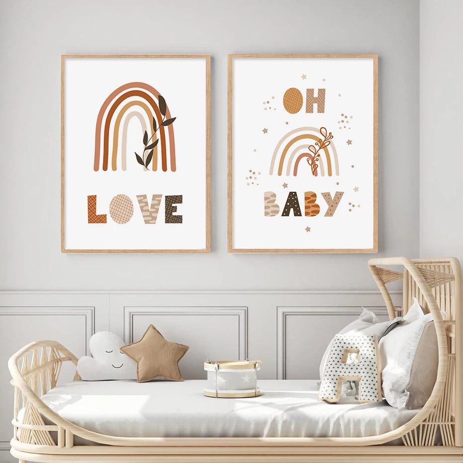 Boho Baby Wall Prints