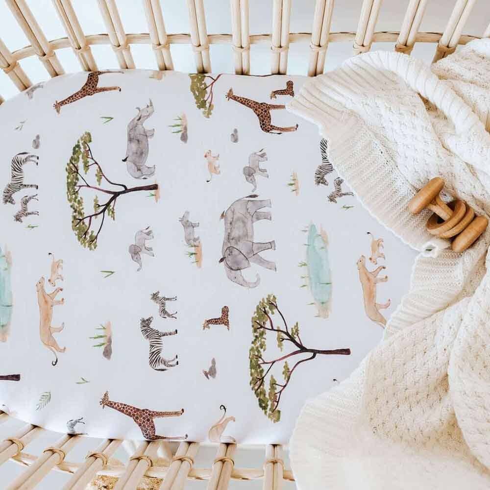 Safari Bassinet Sheet