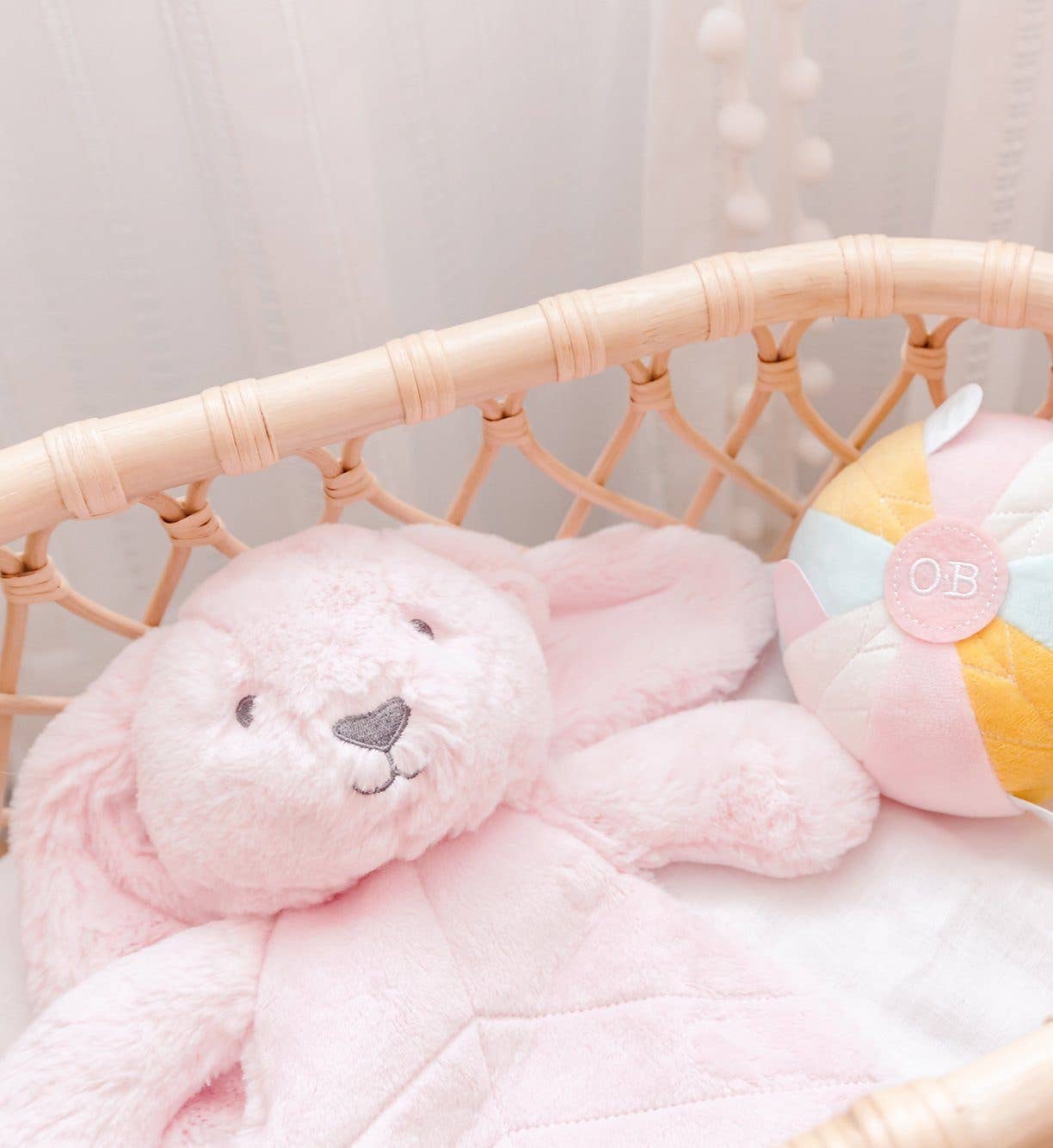 Betsy Bunny Soft Pink Comforter Toy