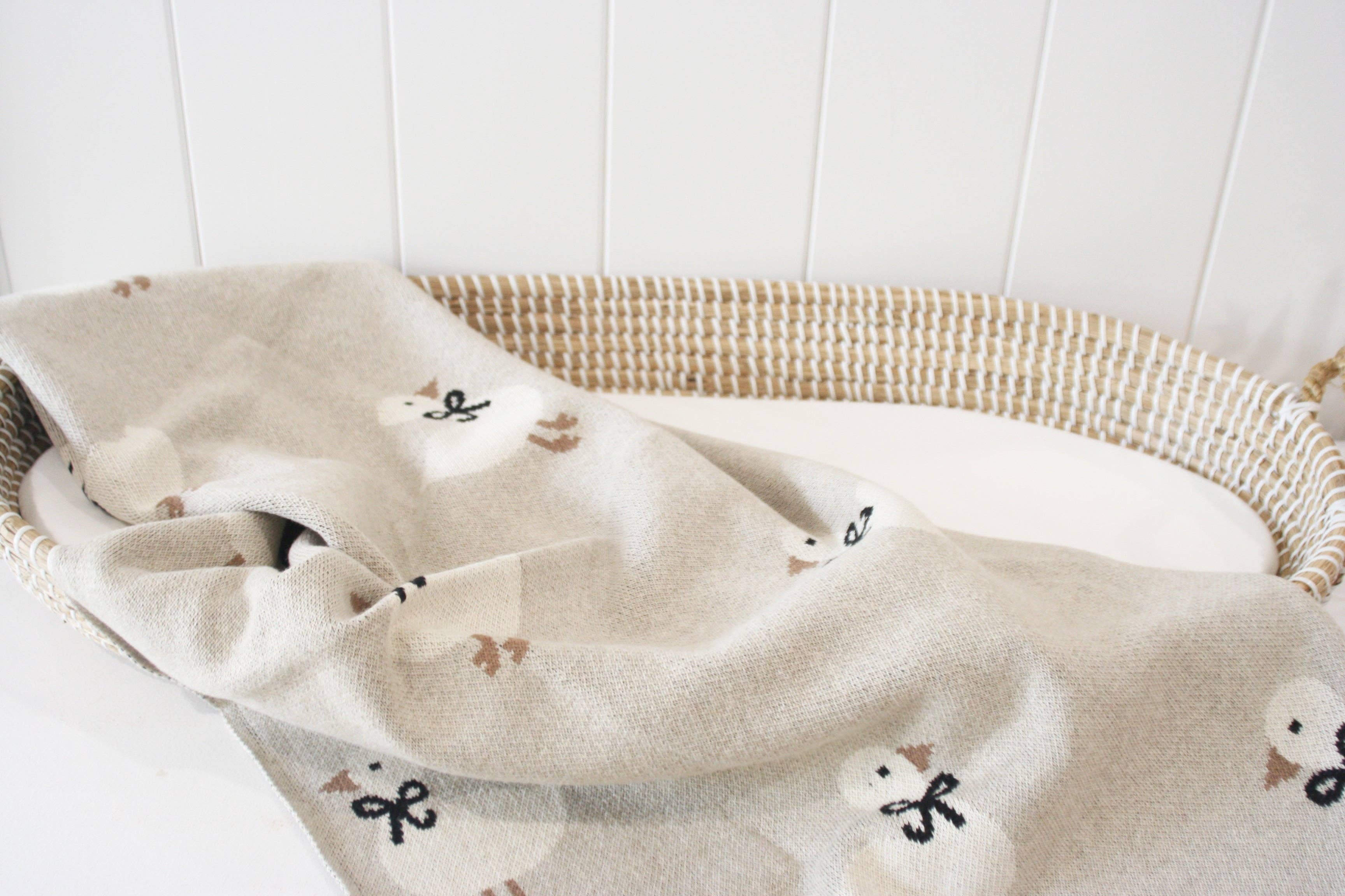 Duck Baby Blanket Natural