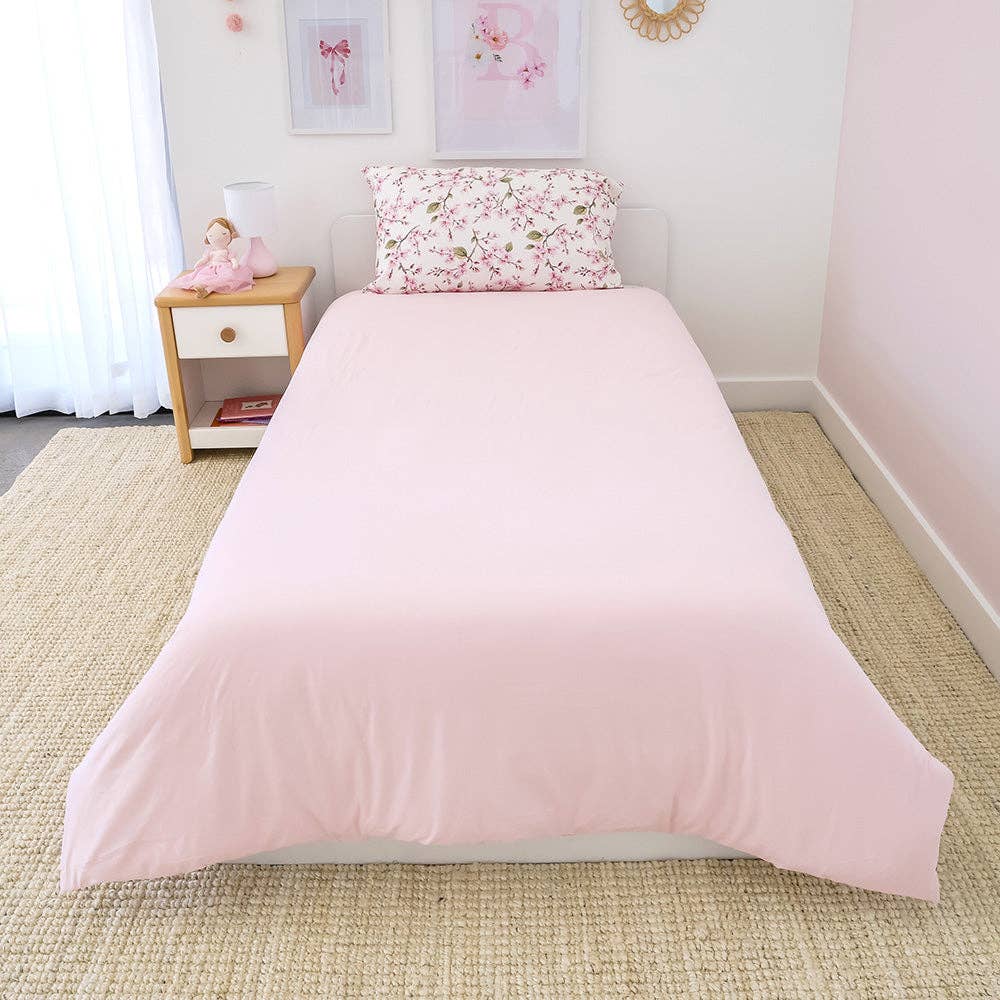 Cherry Blossom Organic Cotton Quilt Cover