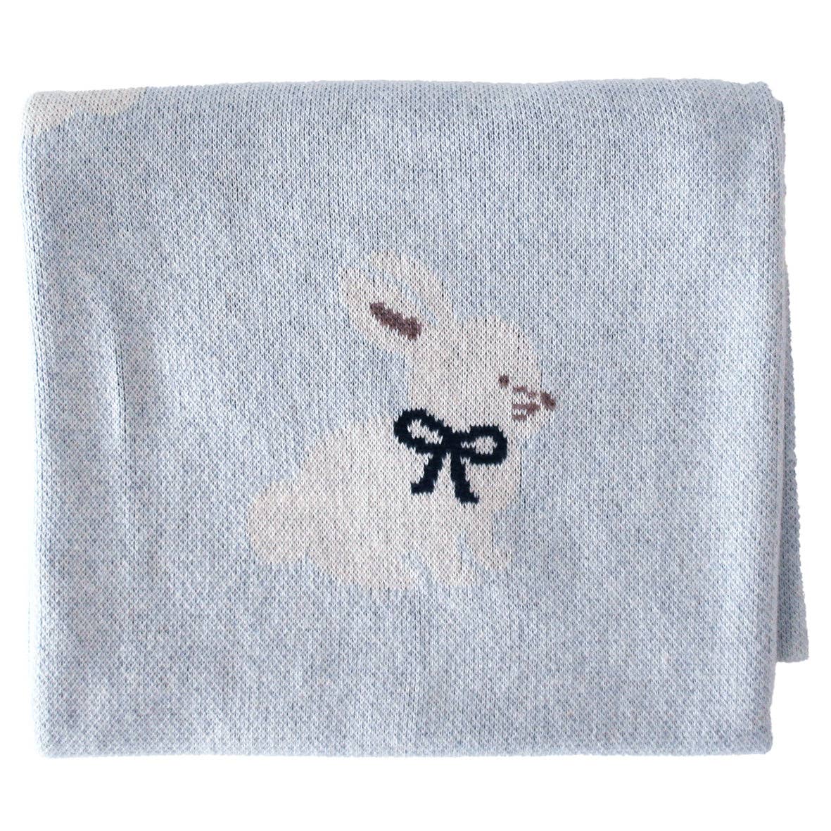Baby Blue Bunny Blanket