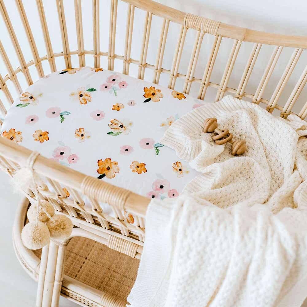 Poppy Bassinet Sheet