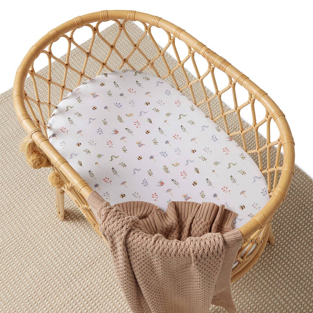Garden Friends Organic Bassinet Sheet