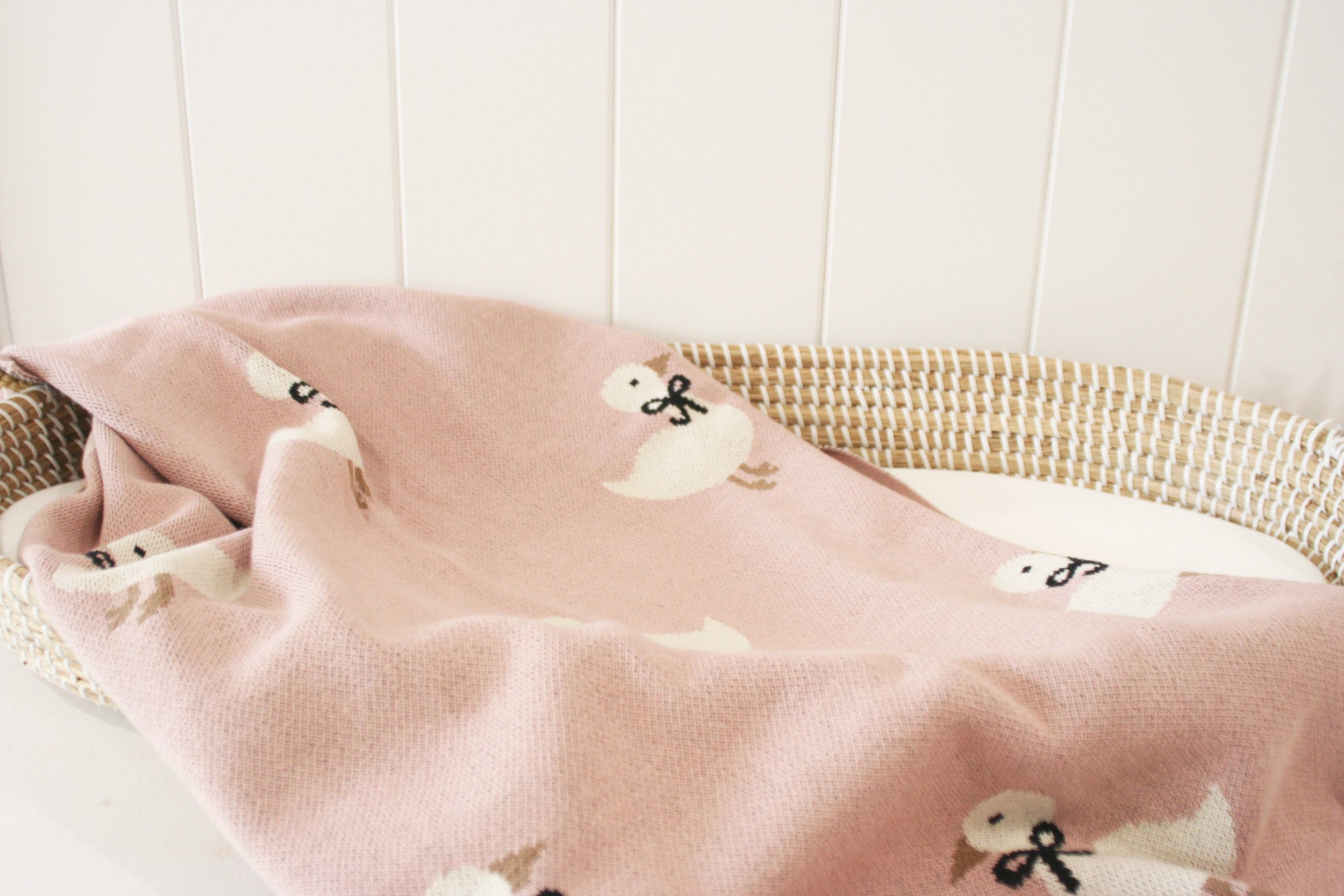 Duck Baby Blanket Petal