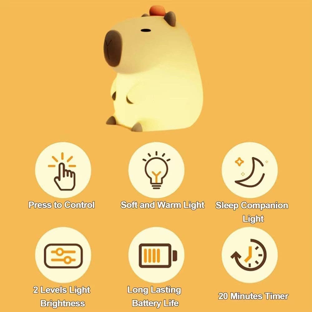Capybara Night Light