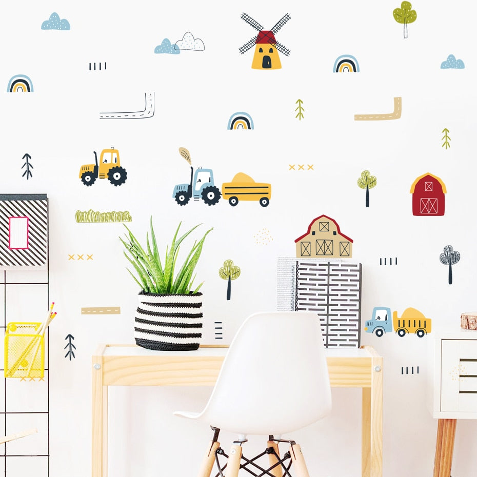 A Day On The Farm Wall Decal