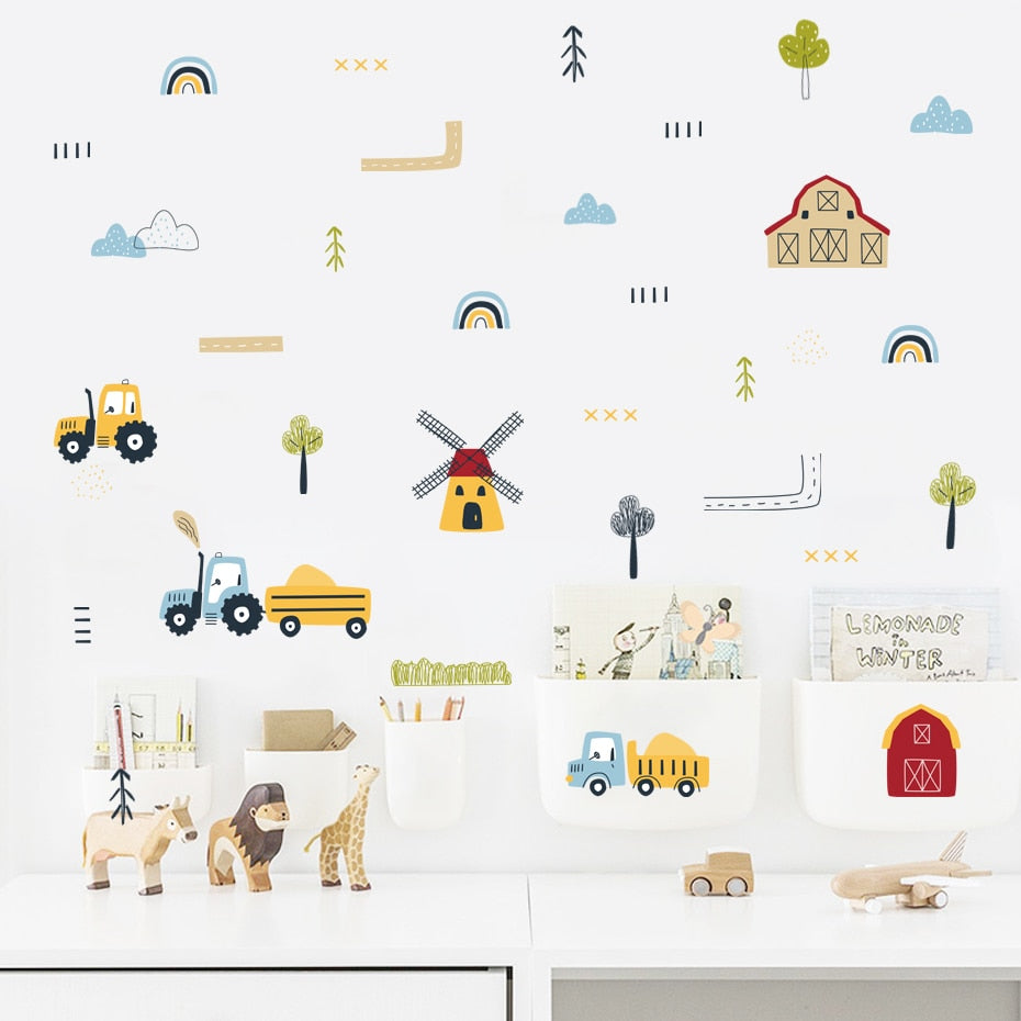 A Day On The Farm Wall Decal