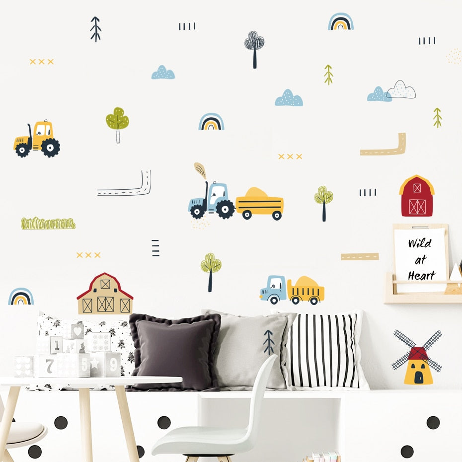 A Day On The Farm Wall Decal