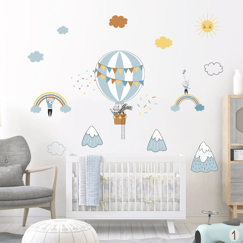 Hot Air Balloon Wall Decal