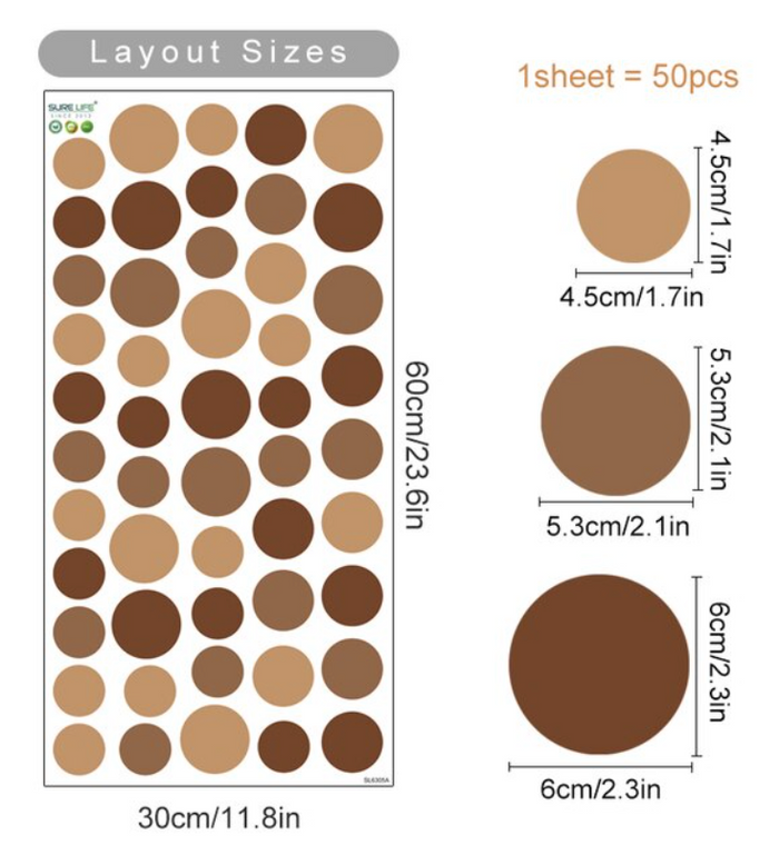 Pebbles Wall Decal | Nursery & Children's Wall Stickers | My Snug Bug