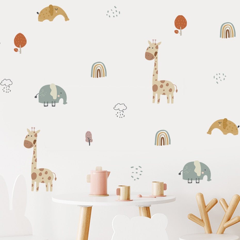 A Day At The Zoo Wall Decal