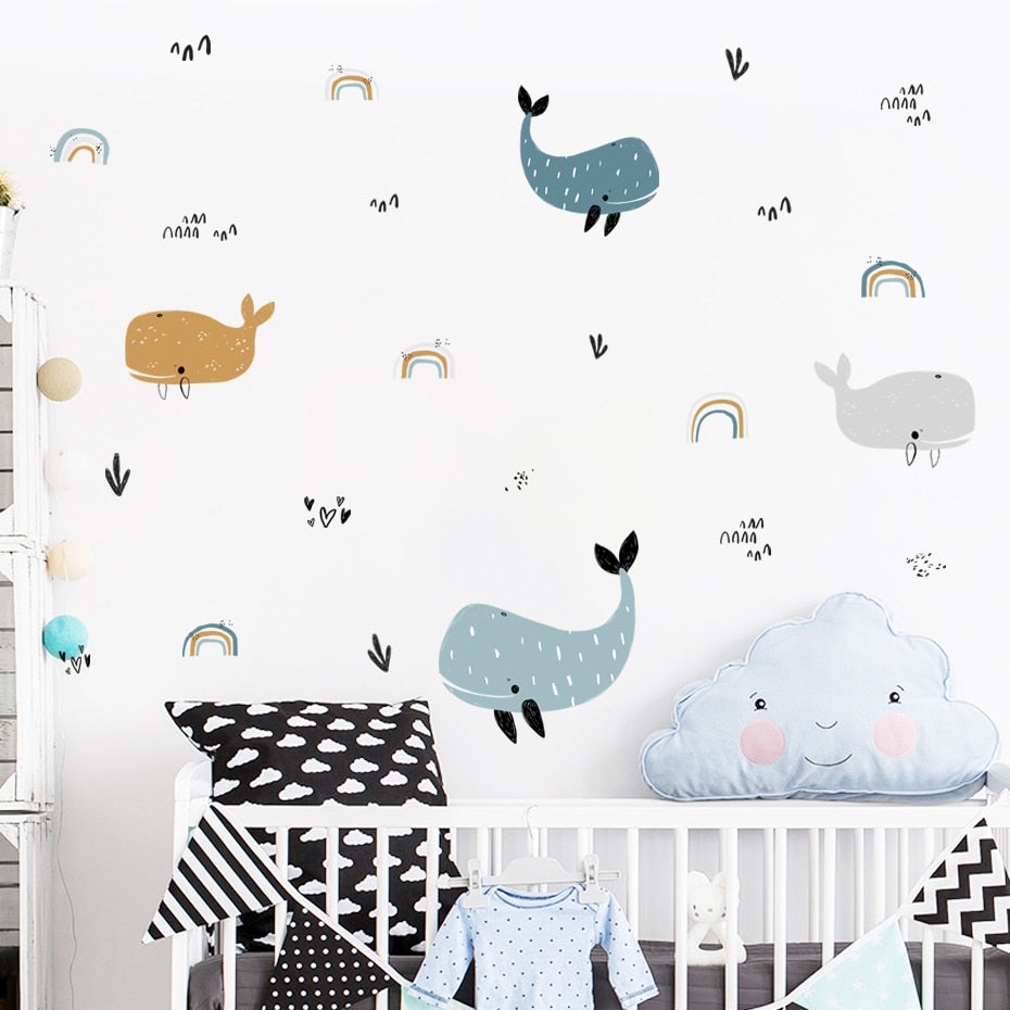 Whale Tales Wall Decal