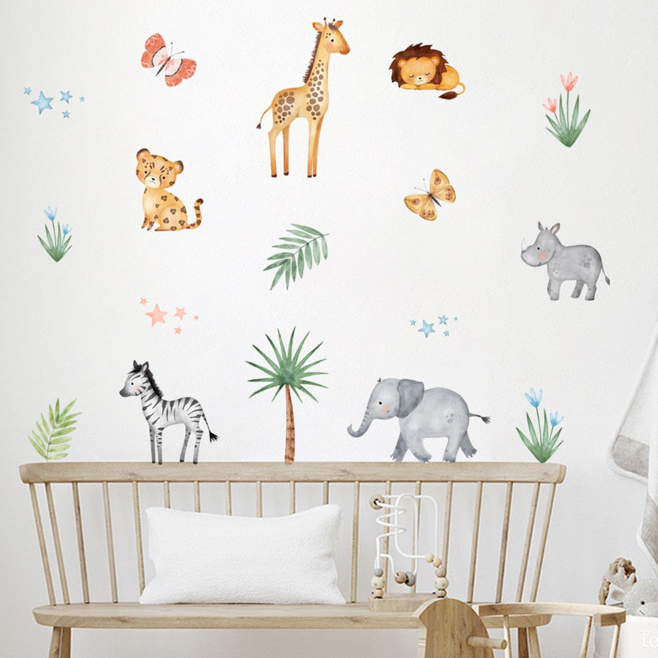 Baby Safari Wall Decal