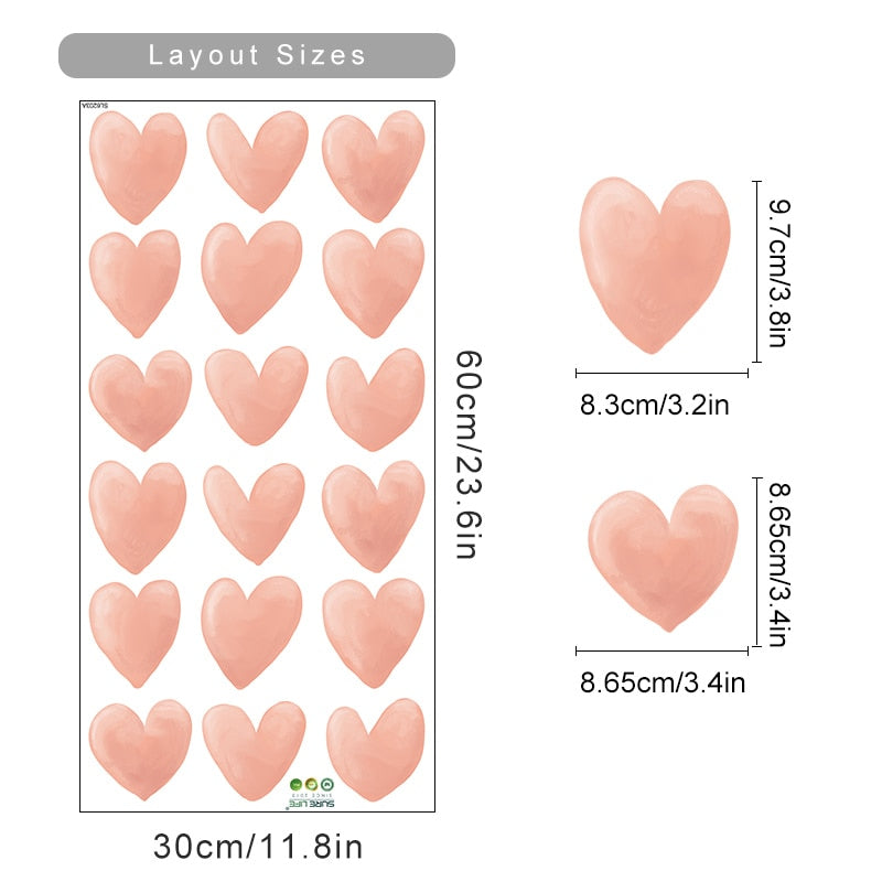 Little Hearts Wall Decal