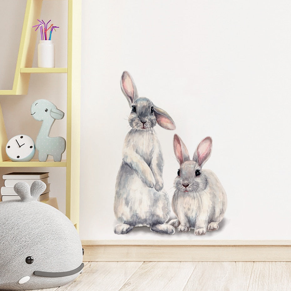 Best Bunny Friends Wall Decal