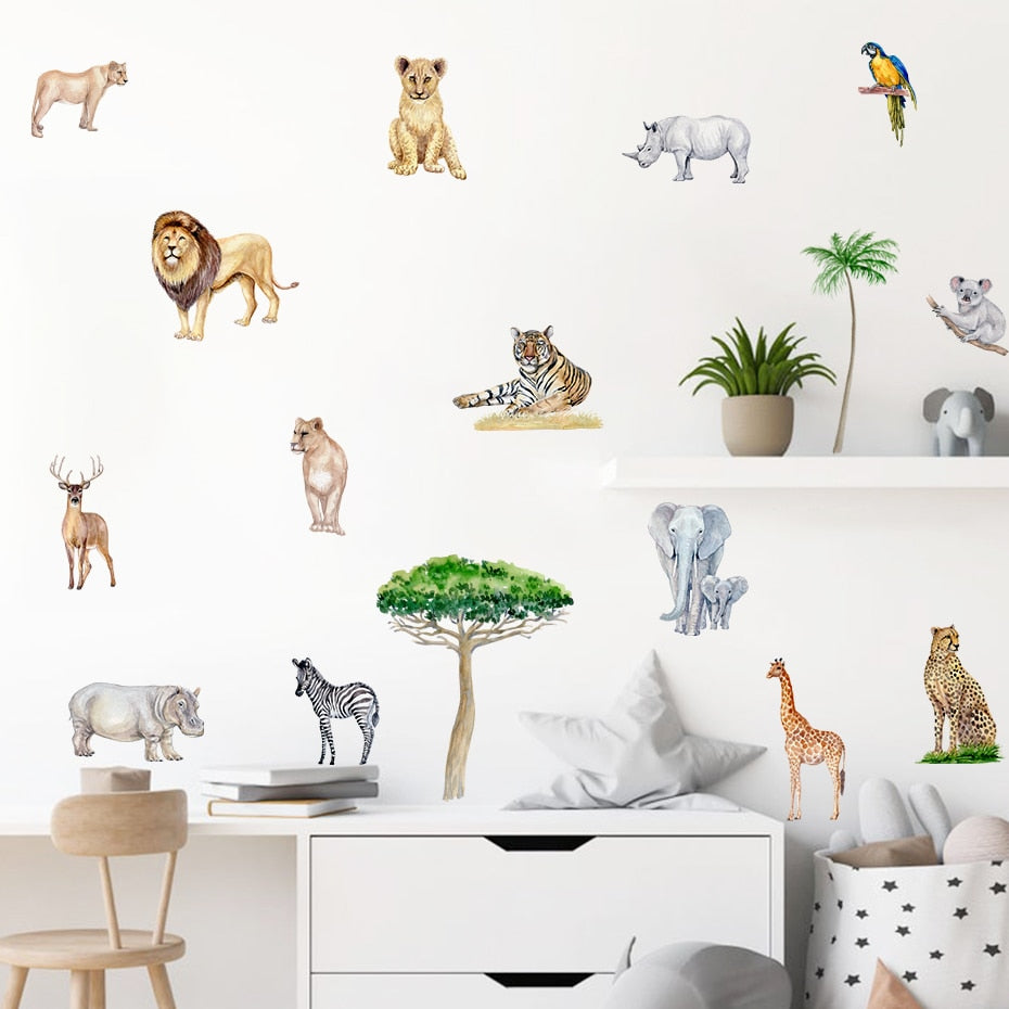 African Safari Wall Decal