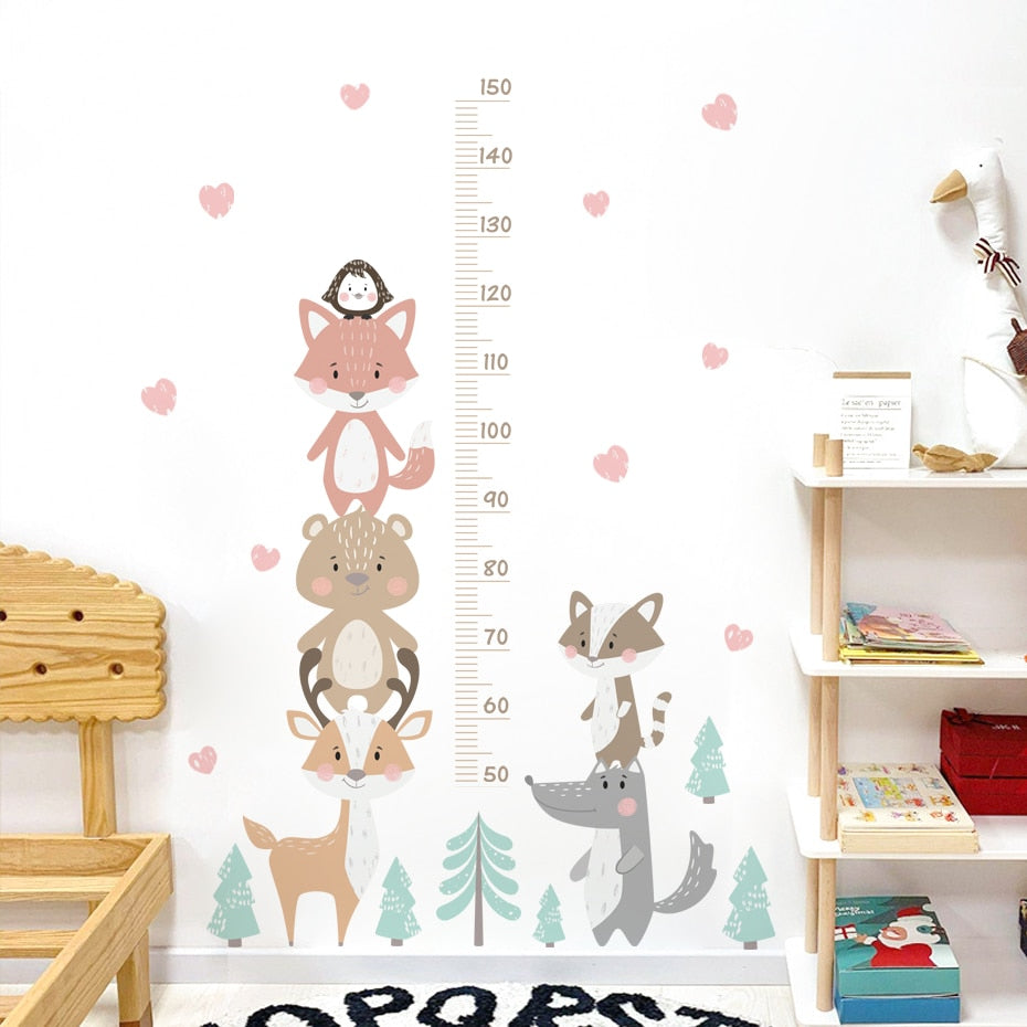 Forest Friends Height Chart