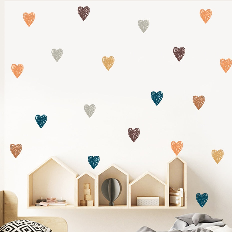 Stars & Hearts Wall Decal