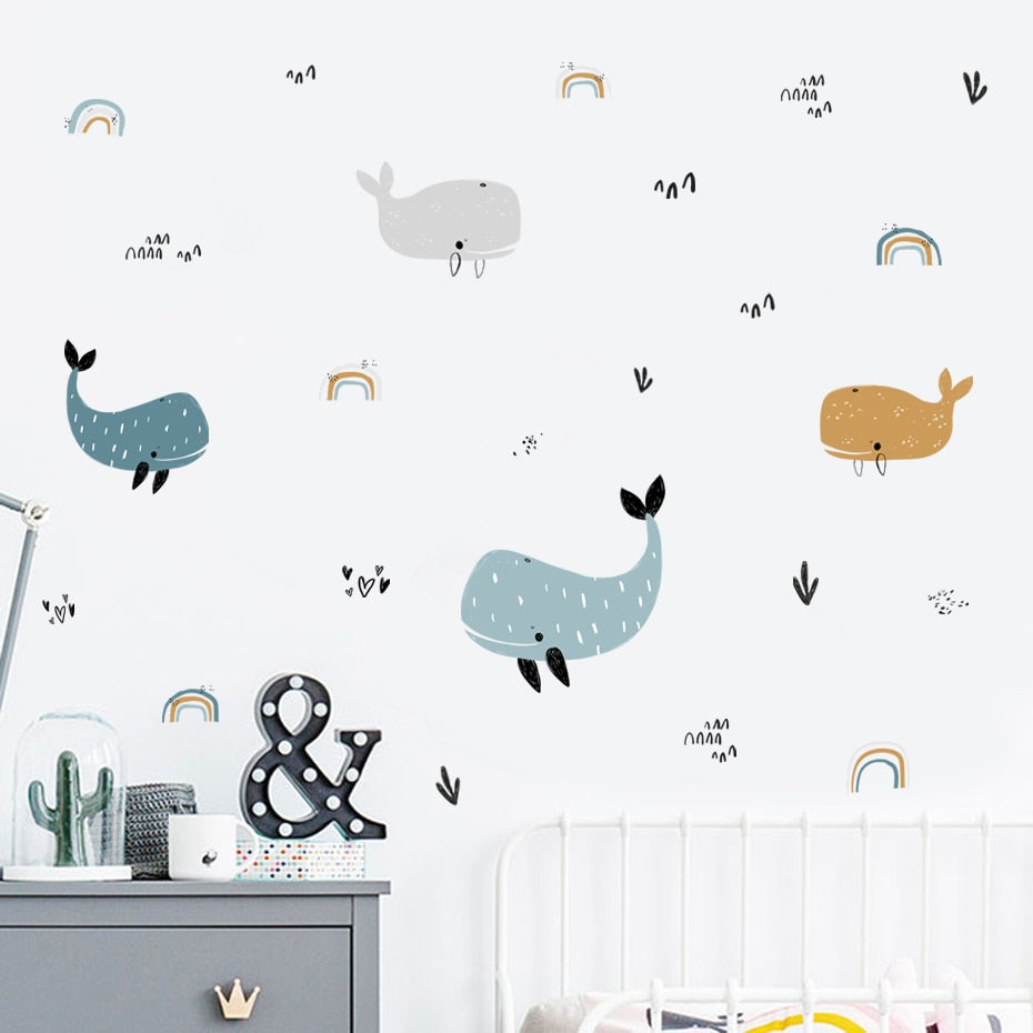 Whale Tales Wall Decal