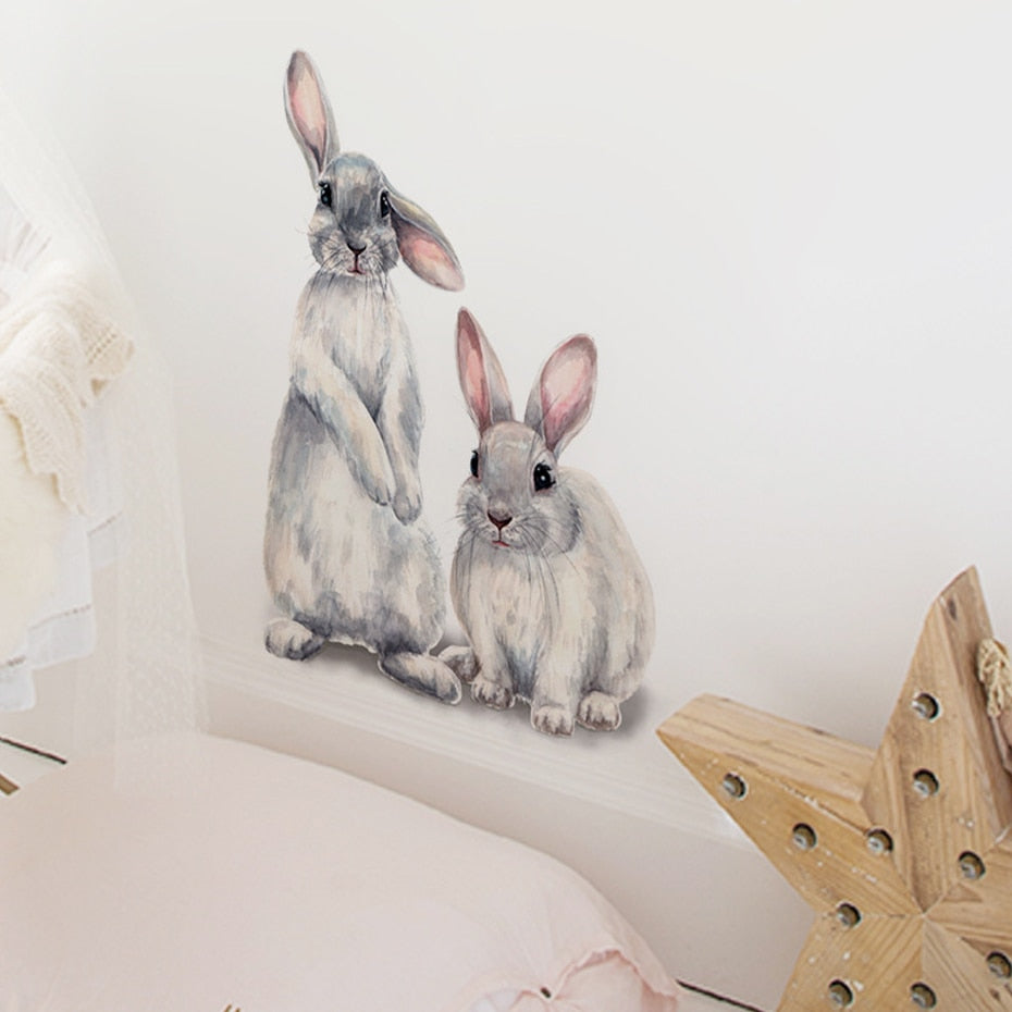 Best Bunny Friends Wall Decal