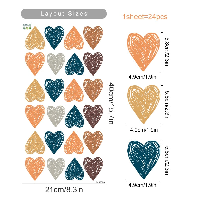 Buy now from My Snug Bug Wall Decals Stars & Hearts Wall Decal Snug Bug