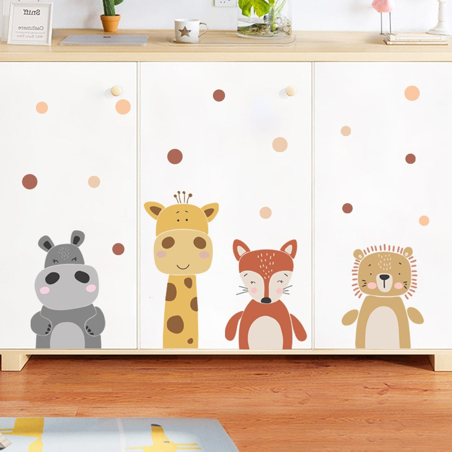 Zoo Friends Wall Decal